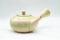 Japanese Kyusu - Lime Green Glazed Obi-ami 360-Degree Filter Teapot - 350ml - Tezumi