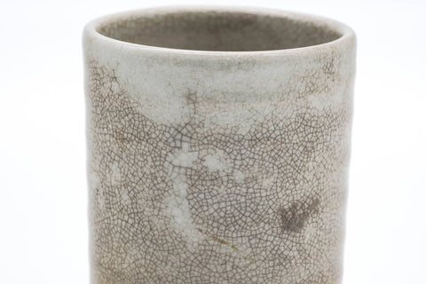 Japanese Teacup - Beige Weathered Hagi-yaki Yunomi - 150ml