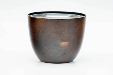 Japanese Cha-koboshi - Floral Engraved Lidded Water Bowl - 200ml