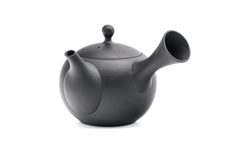 Black Kokudei Tokoname Mesh Filter Teapot - 300ml
