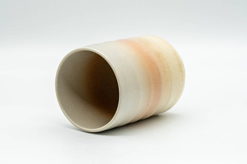 Japanese Teacup - 萩焼 Ribbed Hagi-yaki Yunomi - 140ml