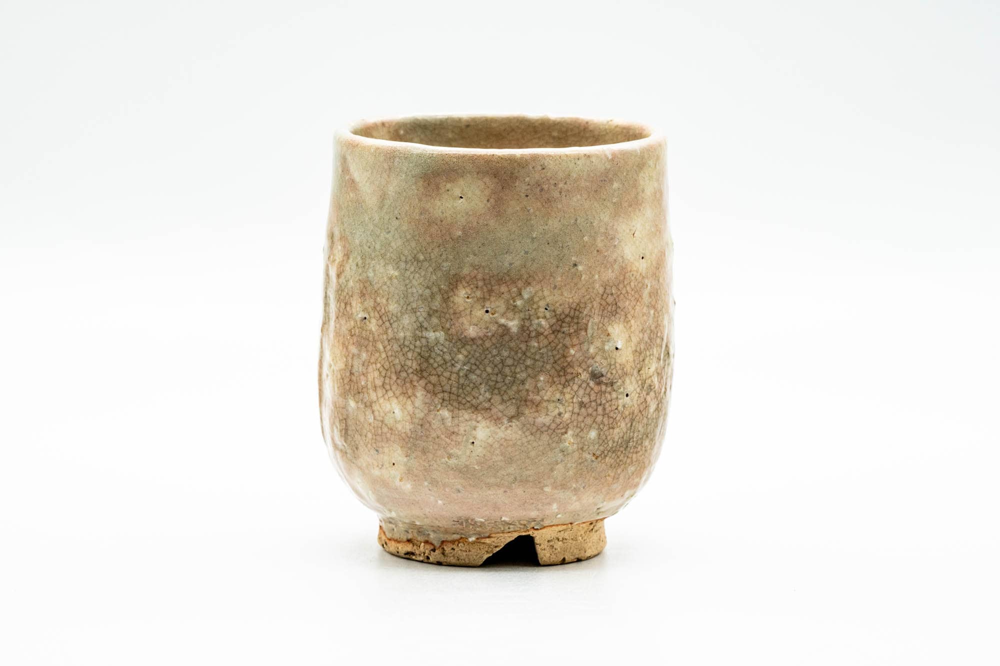 Japanese Teacup - Earthy Gohonte Glazed Weathered Hagi-yaki Yunomi - 180ml