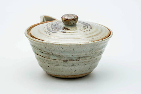 Japanese Houhin - Beige Brown Hakeme Handle-less Teapot - 100ml