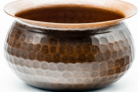 Japanese Kensui - Copper Hammered Water Bowl - 500ml