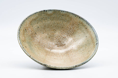 Japanese Matcha Bowl - Beige Blue Summer Chawan - 100ml