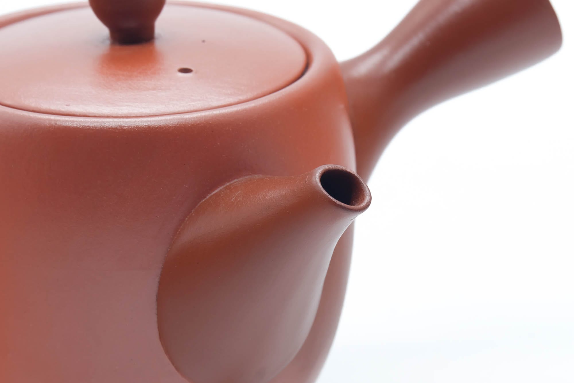 Japanese Kyusu - Classic Red Shudei Tokoname Teapot - 315ml