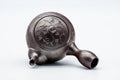 Tezumi — Japanese Kyusu - Engraved Birds Banko-yaki Ceramic Teapot - 150ml — interior view showing the filter