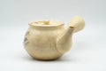 Japanese Kyusu - Bamboo Beige Glazed Debeso Teapot - 350ml - Tezumi