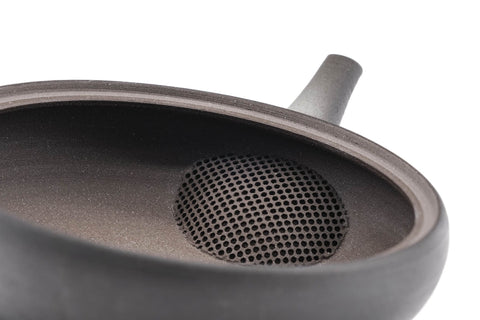 Grey Gradient Tokoname Flat Teapot - 100ml