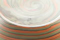 Japanese Kensui - Green and Red Nerikomi Tokoname-yaki Water Bowl - 600ml - Tezumi