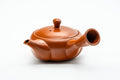 Opposite side view showing the spout and side handle.