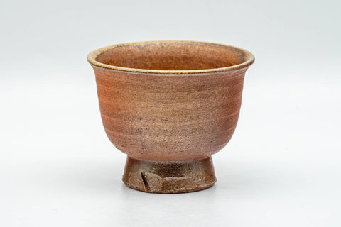 Tezumi — Japanese Teacup - Ash Glazed Shigaraki-yaki Yunomi - 60ml — front view from another angle