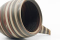 Tezumi — Japanese Kyusu - Green Red White Nerikomi Tokoname Teapot - 310ml — side profile showing the spout and handle