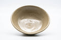 Tezumi — Japanese Matcha Bowl - Textured Beige Summer Chawan - 150ml — three-quarter view