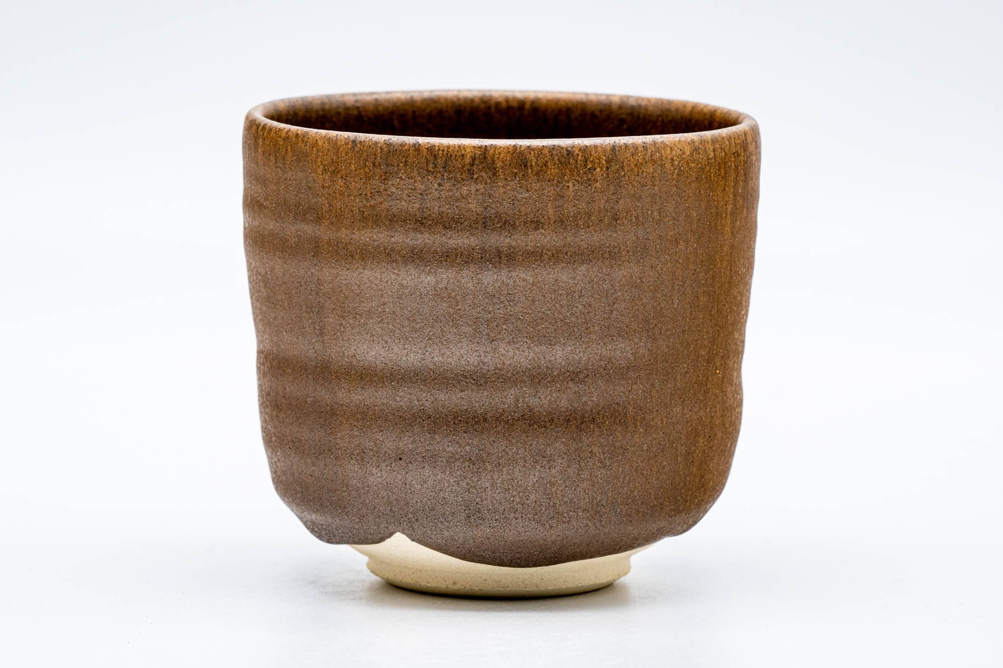 Japanese Matcha Bowl - 谷口良三 Ryōzō Taniguchi - Sonami-yū Umber Glazed Kyo-yaki Chawan - 150ml