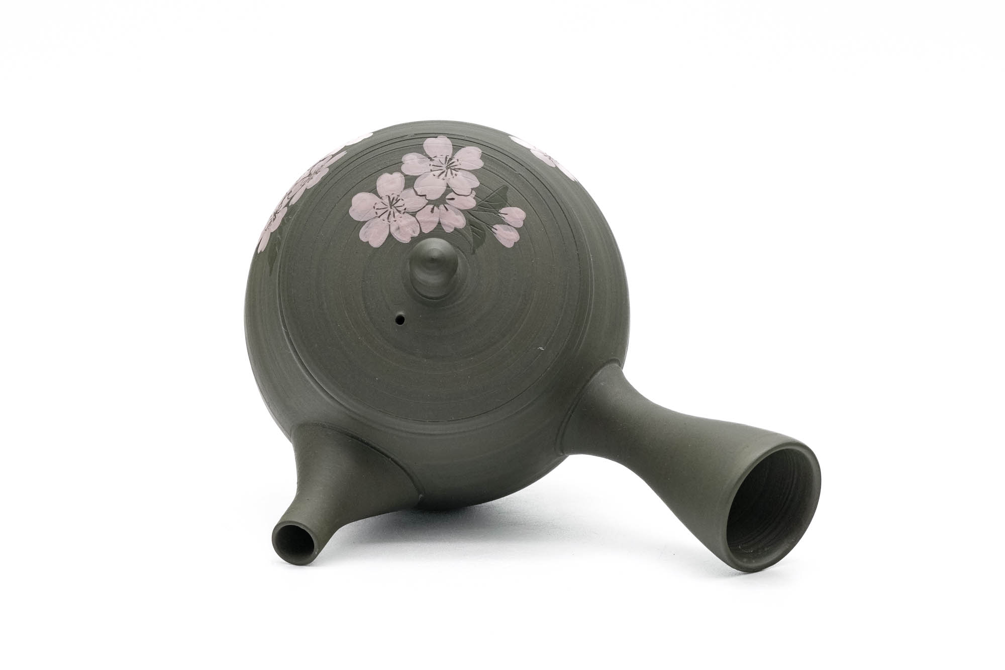 Japanese Kyusu - 玉光 Gyokko Kiln - Sakura Green Ryokudei Tokoname-yaki Teapot - 270ml