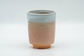 Japanese Teacup - Beige Pink White Drip-Glazed Hagi-yaki Yunomi - 140ml - Tezumi