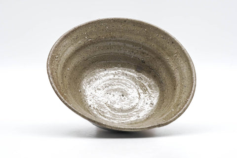 Japanese Matcha Bowl - 西念秋夫 Akio Sainen - Ash Glazed Hira Chawan - 100ml