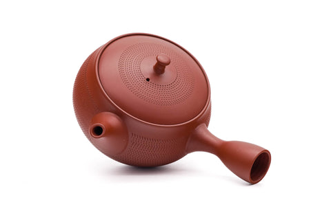 Dotted Red Shudei Tokoname Teapot - 270ml