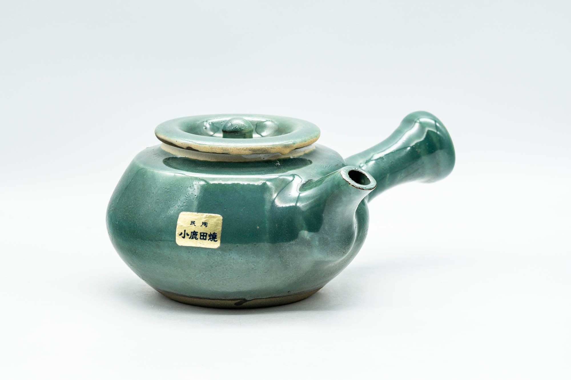 Japanese Kyusu - Jade Green Glazed Do-ake Teapot - 275ml - Tezumi