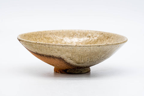 Japanese Matcha Bowl - 進洞窯 Shindō Kiln - Ash Glazed Shigaraki-yaki Summer Chawan - 100ml
