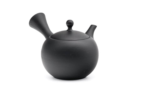 Black Kokudei Tokoname Mesh Filter Teapot - 300ml