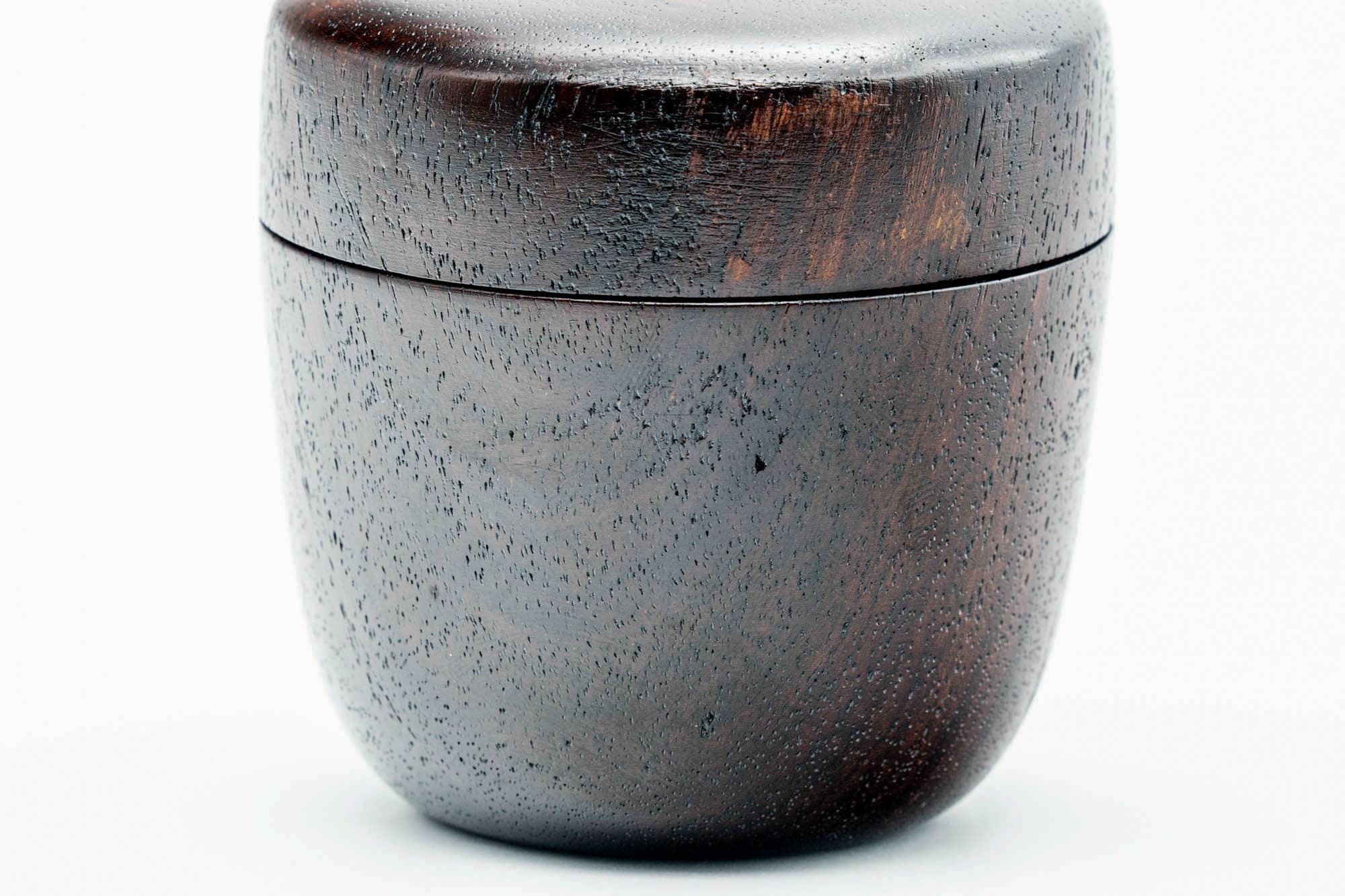 Japanese Natsume - Dark Wooden Matcha Tea Canister - 100ml