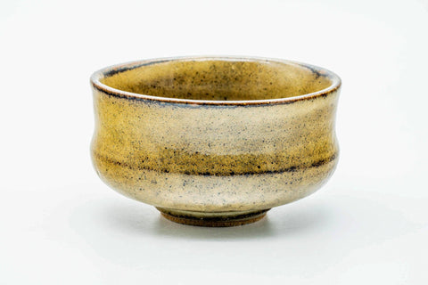 Japanese Matcha Bowl - Beige Drip-Glazed Doji-maru Chawan - 250ml