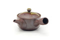 Tezumi — Japanese Kyusu - Ash Glazed Banko Mesh Teapot - 220ml — three-quarter view from the opposite side