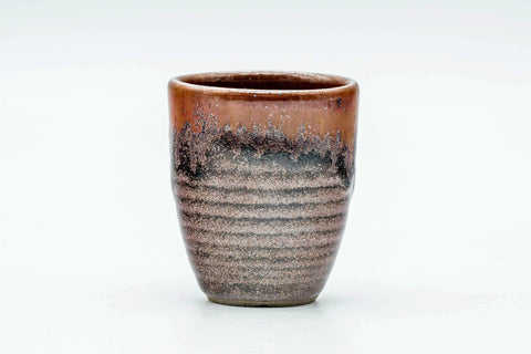 Japanese Teacup - Brown Tenmoku Glazed Yunomi - 80ml