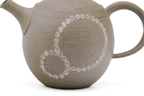 Mishima Circle Tokoname Rear-Handled Teapot - 200ml