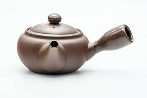 Japanese Tea Set - Grapevine Mesh Kyusu Teapot with 2 Meoto Yunomi Teacups