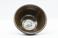 Japanese Matcha Bowl - Dark Brown Glazed Ido-gata Chawan - 200ml - Tezumi