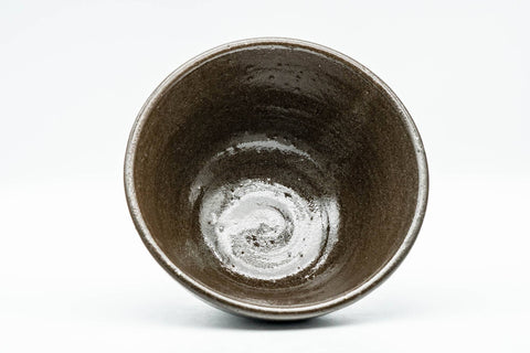 Japanese Matcha Bowl - Dark Brown Glazed Ido-gata Chawan - 200ml - Tezumi