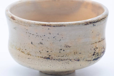 Japanese Matcha Bowl - Beige Earthy Speckled Chawan - 500ml