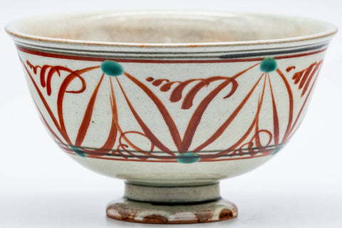 Japanese Matcha Bowl - 堀野証嗣 Horino Shoji - 八幡窯 Hachiman Kiln - Takatsuki Koudai Banko-yaki Chawan - 150ml