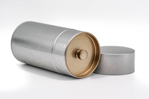 Silver Metal Tea Canister - 200g