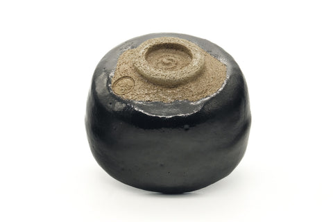 Japanese Matcha Bowl - 覚入 Utsushi Kintsugi Black Raku Chawan - 700ml