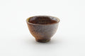 Tezumi — Japanese Teacup - Brown Green Ash Glazed Shigaraki-yaki Yunomi - 110ml — front view from another angle