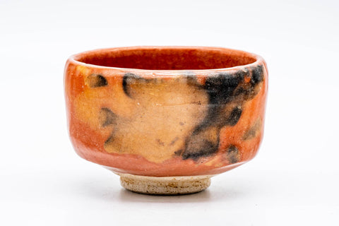 Japanese Matcha Bowl - 松楽窯 Shoraku Kiln - Black Red Aka-raku Chawan - 200ml