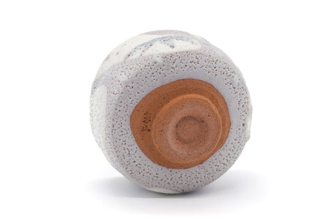 Japanese Matcha Bowl - Abstract White Shino Mino Chawan - 500ml