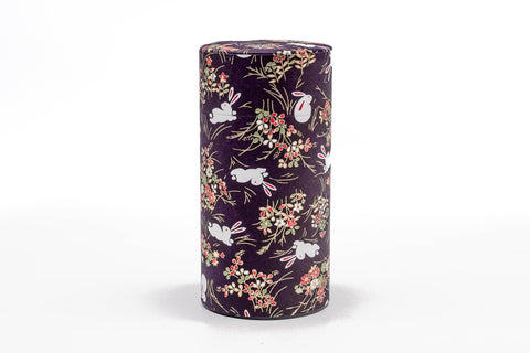 Purple Rabbit Washi Tea Canister - 200g