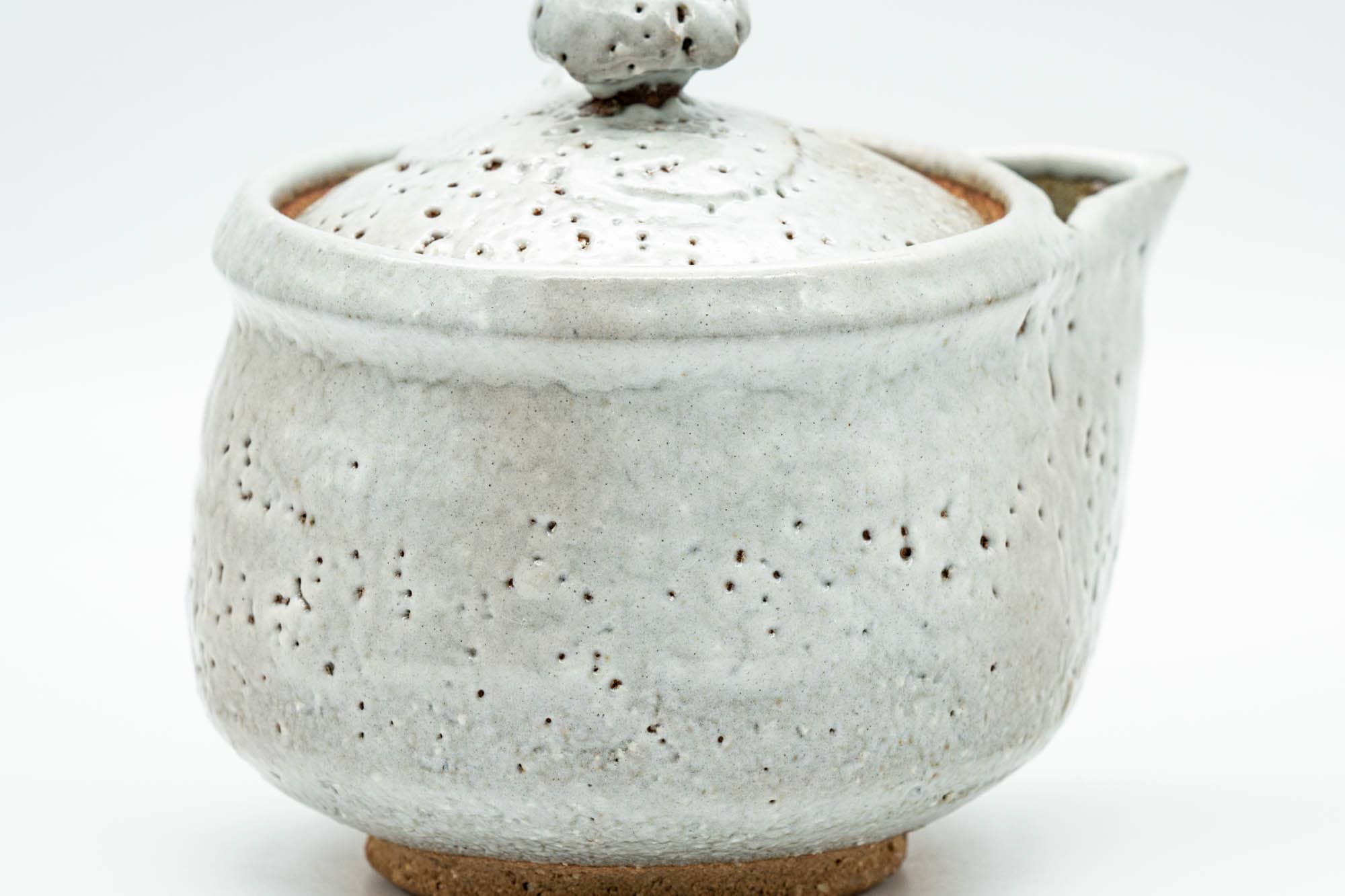 Japanese Houhin - White Shiro Glazed Hagi-yaki Do-ake Teapot - 200ml - Tezumi