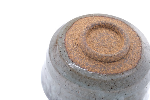 Japanese Matcha Bowl - 竹に雪 Abstract Grey White Speckled Chawan - 450ml