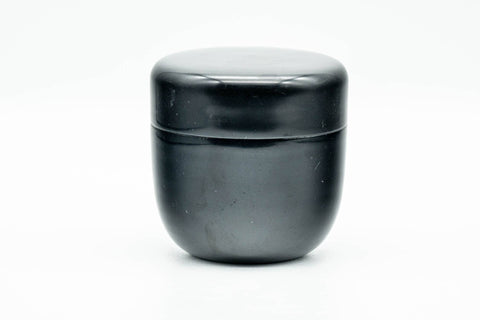 Japanese Natsume - Black Urushi Lacquer Tea Caddy - 110ml