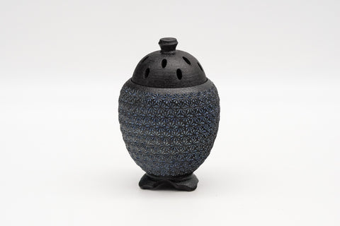 Ao-mishima Kiyomizu-yaki Incense Censer