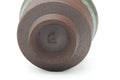 Tezumi — Japanese Teacup - Brown Green Glazed Yunomi - 165ml — inverted showing the foot ring