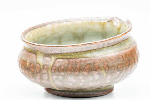 Japanese Katakuchi - Celadon Crazed Drip-Glazed Yuzamashi Water Cooler -  - 150ml - Tezumi