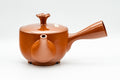 Japanese Kyusu - Flower-shaped Lid Tokoname-yaki Teapot - 380ml - Tezumi