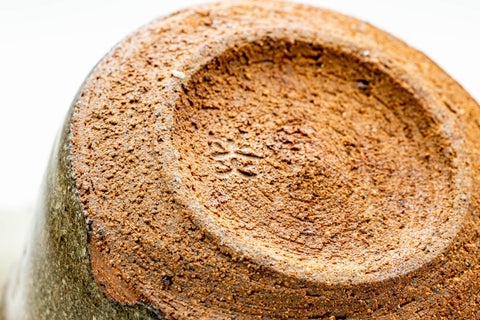 Japanese Teacup - Brown Earthy Bizen-yaki Yunomi - 85ml